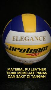 BOLA VOLI VOLLY PROTEAM ELEGANCE FREE PENTIL JARING - BOLA VOLLEY PROTEAM OFFICIAL - VOLLEYBALL ELEGAN - BOLA VOLI MURAH - BOLA VOLI PRO LIGA