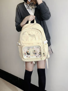 AORDA Original Fandom Commuter Large Capacity Backpack Double Shoulder Bag for Travel Nylon Material Square Shape Youth Backpack