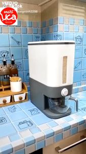[SẢN PHẨM MỚI ]Thùng đựng gạo thông minh hàng cao cấp dung tích 12kg