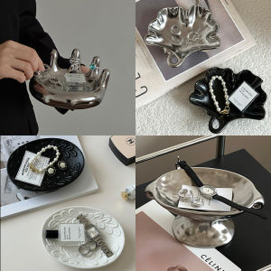 Vintage Jewelry Storage Display Stand Desktop Decoration Ornaments High-End Sensation Small Artistic Photography Props Incense Trays