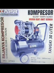 APR Raja Kompresor 30 iter APR AP163 silent 1 HP 1pk 750watt 8bar kompressor xapr