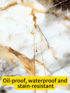 DIY vinyl tiles self adhesive vinyl flooring linoleum for floor Self-Adhesive Vinyl Floor Tiles Marble Wooden 244x120cm Waterproof Anti-Slip PVC Flooring Stickers Kitchen Bathroom Bedroom Office Tropical Humidity-Resistant Easy Clean Design
