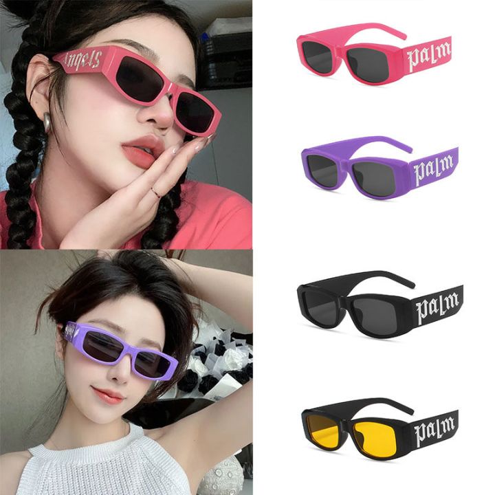 ️ส่งจากไทย ️แว่นตากันแดดY2K สไตล์วินเทจ แว่นตาทรงสี่เหลี่ยม สไตล์พังก์ ...