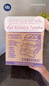 Tabitha Rak Kosmetik Multifungsi 3 Laci Susun/Tempat Makeup - Beauty