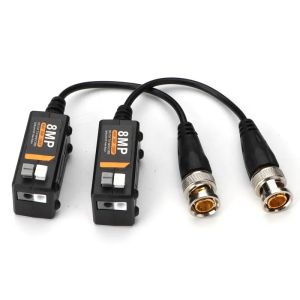 10 Pairs 5MP CCTV Camera Twisted Pair Transmitter Passive Video Balun HD Transceiver for 2MP 5MP AHD CVI TVI CVBS Camera