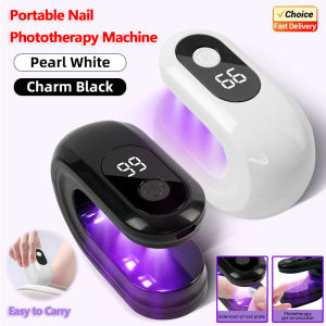 2026 New Mini UV LED Nail Dryer Lamp with LCD Display 30/60S Timer Quick Curing Gel Polish USB Portable Manicure Tool