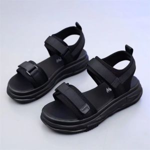 Womens Summer Thick Bottom Sandals Sporty Flat Beach Shoes Lightweight Wide Foot Comfortable Casual Low Cut Easy Wear