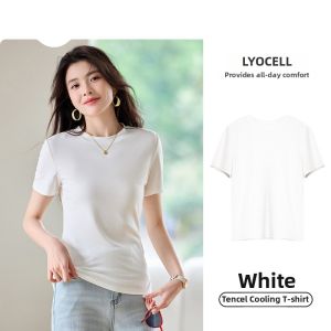 MiiOW | Cool Feeling Tencel Cellulose Slim Fit T-shirt