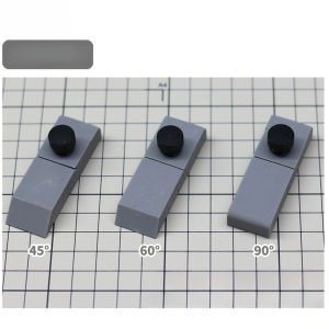 MSWZ TS002 45°/60°/90° Non-Adhesive Sander Sandpaper Clamper Plastic Model Sanding Plate for DIY GK Model Making Tool Hand Held Multi Angle Sanding Plate