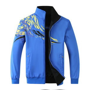 Men Loose plus Size plus Size Work Clothes Spring and Autumn Reversible Coat Casual Thin Tops Trendy Jacket