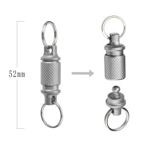 New Mini Rotary Buckle Titanium Alloy Keychain & Stainless Steel Key Ring EDC Tool: A Comprehensive Guide