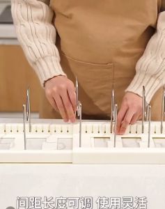 ~SG Stock~ SS201 Expandable Pots Lids Storage Rack Adjustable Pans Storage Rack Retractable Cabinet Organizer Rack Under Sink Organizer Rack Kitchenware Dividers Holder Baking Plate Baking Tray Plates Cutting Boards Muffin Tins Baking Sheet