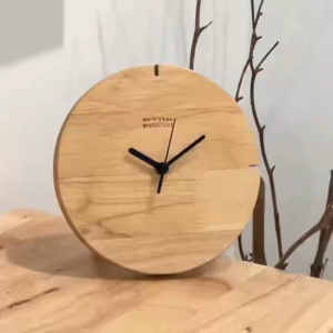 Natural Signature 0121 Round Clock/Wooden Clock/Wall Clock/DIY Clock/Simple Clock/Nordic/自然木语/圆钟/木制时钟/时钟/挂钟/极简 #CL