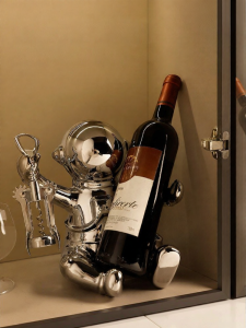 Creative High-end Ceramic Decorative Wine Rack Ornament