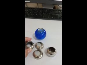 Bandul Akrilik Biru 3/4in aksesoris stainless steel