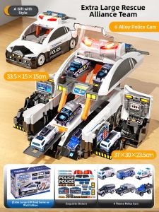 BEI JESS | Large Alloy Police Car Toy Model