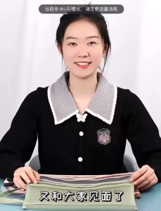 HTF 1 Pc A4 File Folder Bag Double-Layers Zipper File Pocket Document