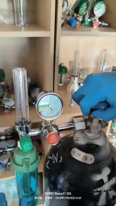 OXYGEN REGULATOR WITH NASAL CANNULA ( High Quality ) WITH FREE WRENCH