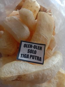 Tiga Putra Solo - Krecek kulit Sapi Super Besar 100 gram/ Rambak sayur kulit sapi besar / Brabasan kulit sapi besar / Makanan khas Solo / Krecek Rambak sayur gudeg / Krecek Hajatan