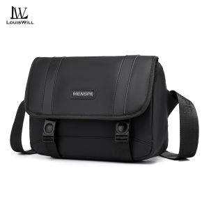 LouisWill Fashion Mens Shoulder Bag Handbag Waterproof Outdoor Casual Messenger Bag Large Capacity Travel Business Bag Leisure Sport Street Cross Body Bag