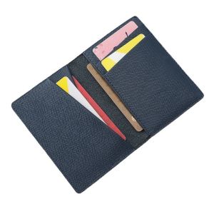 Durable Business Multi functional Bus Card Credit Card Holder Slim Real Leather Protection Cover Thin Wallet