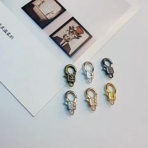 20 Chiếc Móc Khóa Càng Cua Hợp Kim Tây Tạng 17x9mm Kiểu Cổ Điển Móc Lớn Dùng Làm Móc Khóa Vòng Tay Đồ Trang Sức Tự Làm Hợp Kim Kẽm