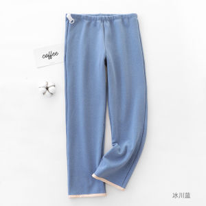 Quần Ngủ Cho Bà Bầu Mùa Đông Ấm Áp Thoải Mái Rộng Rãi Cho Bà Bầu Mặc Ở Nhà Quần Dài Ống Rộng Thoải Mái