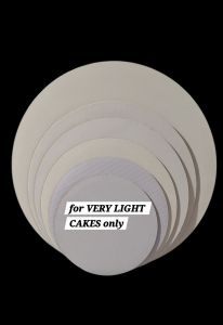 6 inches CAKE BOARD ORDINARY WHITE CORRUGATED (for VERY LIGHT CAKES only) (10 PCS)