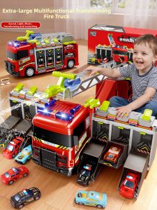 JIHU | Extra Large Multi-Functional Fire Truck Toy