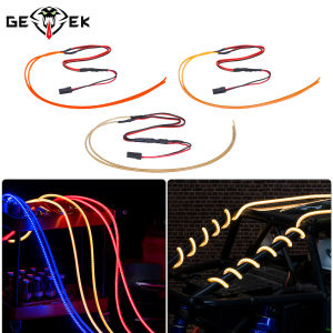 LED Strip Lights Night Spotlight Flexible Cuttable Decoration for 1/18 1/24 RC Cars SCX24 TRX4M Upgrade Parts DIY Accessories