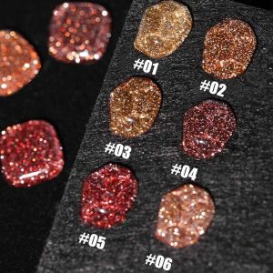 ยาทาเล็บเจลกลิตเตอร์ 12 มล. รุ่น Autumn Nails Flash Maillard Disco Broken Diamond สำหรับตกแต่งเล็บในเทศกาลคริสต์มาส ฮาโลวีน ใช้ได้ทั้งในร้านทำเล็บและที่บ้าน