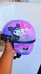 Helm Retro Anak - karakter Usia 1-4 Tahun Motif