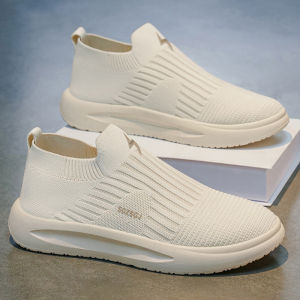 Breathable Slip-Resistant Easy-On Mens Leisure Sports Shoes