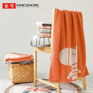 King Shore | Cotton Bath Towel Large for Ladies and Children Suitable for Bathing