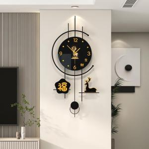 Luxurious Home Decor Clock Hole-Free Installation