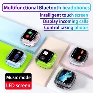 Air Max Smart Touch Screen Headsets TWS In Ear Buds Sports Earphones Binaural pro Stereo Soundtrack Microphone Bass Headsets