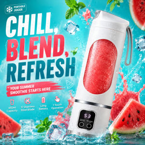 450ml Portable Juicer Blender USB Rechargeable Smoothie Mixer Fruit Juice Blender for Travel Home450ml Portable Juicer Blender for Shake Rechargeable Electric Fruits Smoothie Mixer