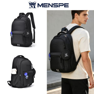 MENSPE Fashion Student Backpack Portable Laptop Backpack  Large Capacity Backpakk Business Computer Backpack 15.6-inch Laptop Backpack Waterproof Backpack College Commuting Backpack Leisure School Bag For Travel Study Business