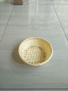 kerajang anyaman bambu mangkuk piring saji tersedia dalam 3 ukuran