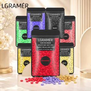 Hard Wax Beads for Coarse Hair Removal Depilatory Wax Beans & Spatulas for Face Back Chest Bikini Areas Legs and Any Wax Wa