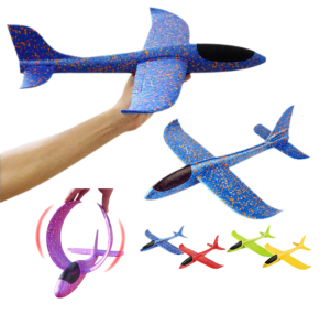 Big Foam Plane Flying Glider Toy Hand Throw Styrofoam Airplane Outdoor Game Aircraft Model Fun Toys aircraft for Kids Boys Gift