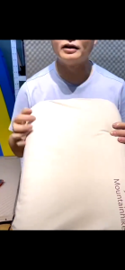 MOUNTAINHIKER  Camping cheese pillow  Outdoor Travel Portable Soft Self Inflatable Sponge Sleeping Pillow Bantal