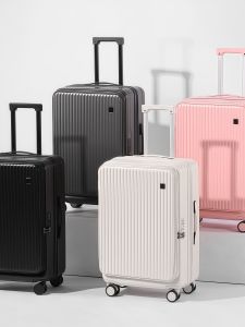 Large Capacity Side Opening Silent Universal Wheel Luggage Durable It Carry on Password Student Travel Pull Rod Suitcase