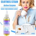 Powerful Stain Remover for Clothes，Instant Removal of Oil, Grease, Blood & Sweat Stains， Safe for Whites & Colors SIKEZHAN. 