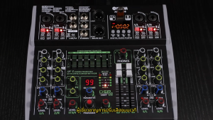 มิกเซอร์เอฟเฟค มิกเซอร์บลูทูธ อีคิวปรับเสียง การบันทึกดิสก์ USB พร้อม ฟังก์ชั่นการ์ดเสียง ฟังก์ชั่น OTG