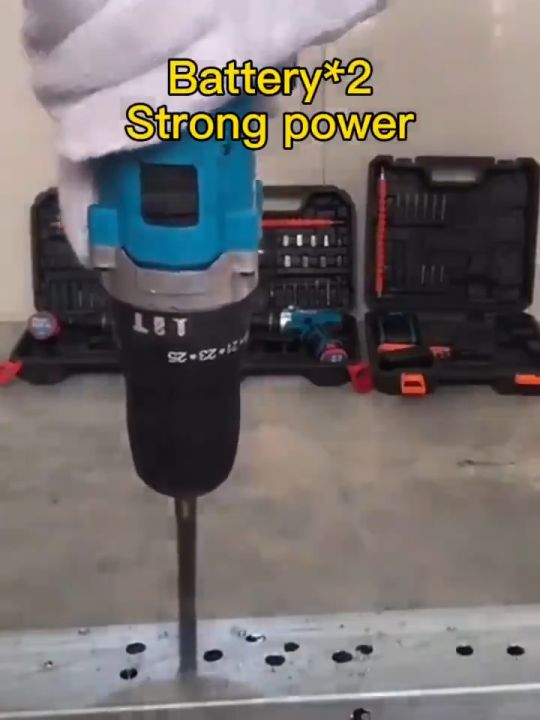 【100% Original】makita 288V drill power tool heavy duty drill set original  japan rechargeable drill bit set for metal wood and concrete power 