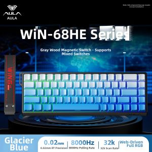 AULA | Customized Wired Mechanical Magnetic Axis Keyboard FPS Gaming
