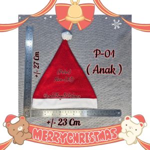 TOPI NATAL LED DEWASA / TOPI NATAL POLOS ANAK & DEWASA / MERRY CHRISTMAS HAT SANTA CLAUS SNOWMAN DEER RUSA / AKSESORIS PERLENGKAPAN NATAL