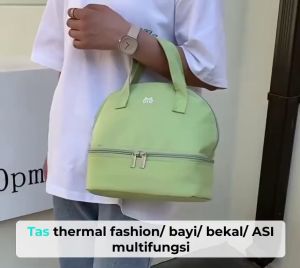 Tas Bayi Multifungsi / Cooler Lunch Bag ASI Penyimpanan Susu Tahan Air Waterproof Thermal Insulated