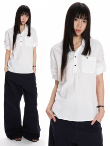 APOCKET | Summer High-Grade UV Protection Slimming Roll-up Sleeve V-Neck Shirt